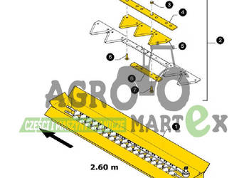 84571659 KOSA LISTWA NOŻOWA 5,2m 17ft CNH