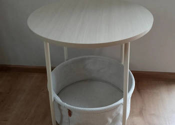 Stolik kawowy okrągły z koszem