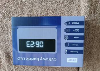 Cyfrowy budzik LED Setty