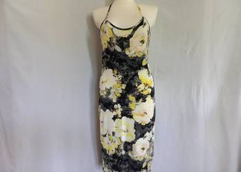 SUKIENKA letnia r. M/L czarno-żółta NOWA