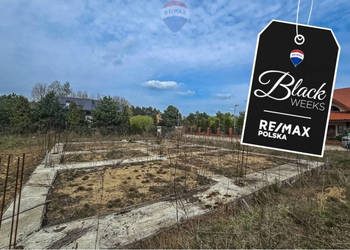 Leonów: Dom w budowie na działce 1304 m² Media!