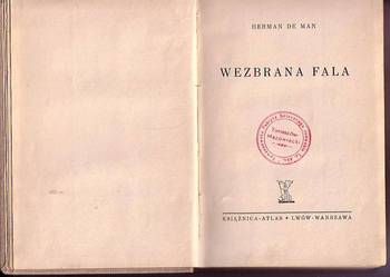 (1301) WEZBRANA FALA – HERMAN DE MAN - OKOŁO 1930 ROKU