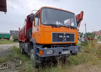 Wywrotka MAN 6x3 1993 r. Przebieg 420 tys. km. Wzmocnione podwozie