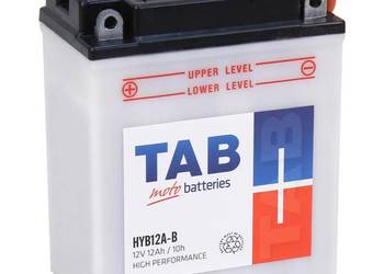 Akumulator motocyklowy 12V 12Ah 135A TAB YB12A-B (HYB12A-B)