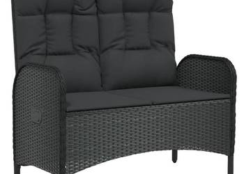 vidaXL Rozkładany fotel masujący, czarny(SKU:371741)