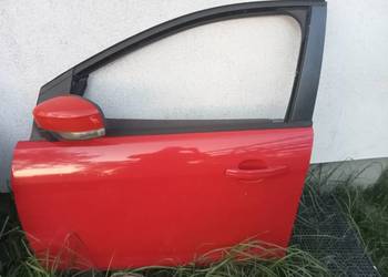 Drzwi przód tył ford focus MK2 polift czerwone c0 malinowe