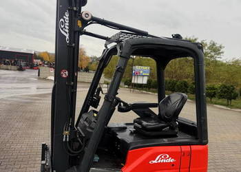 wózek widłowy elektryczny LINDE E16 Triplex 5.6m przesuw 4-sekcja 2012