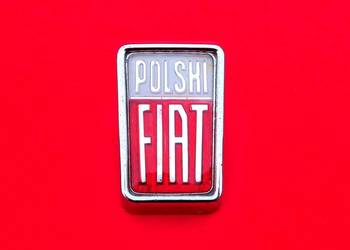 Emblemat znaczek logo POLSKI FIAT 126p 126 maluch pierwsza 1 seria