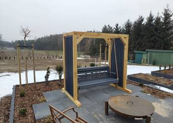 Huśtawka ogrodowa Pergola Drewniana