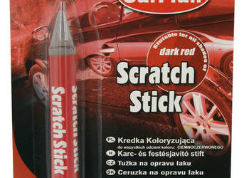 Ciemnoczerwona kredka koloryzyjąca do lakieru