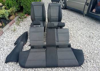 BMW e87/ komplet foteli przednich i tylnych orginal welur poduszka airbag