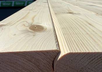 Deska świerkowa do budowy sauny beczki KL. ABC 38x120mm BLOCK SPECIAL