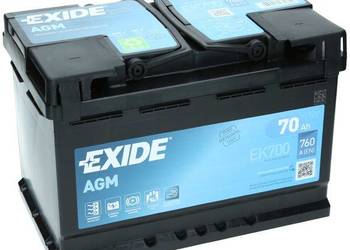 Akumulator Exide AGM 12V 70Ah 760A P+ L3 EK700