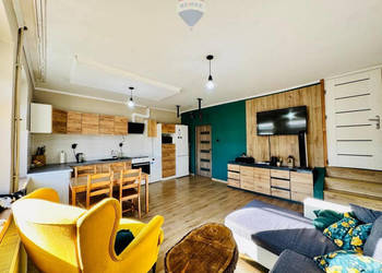 Dwupoziomowe mieszkanie z ogródkiem w Pszowie