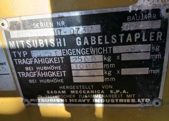 Sztaplarka Mitsubishi FG 25 T
