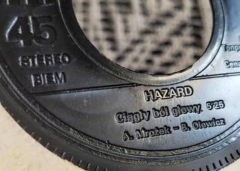 Hazard i Grzegorz Markowski -Ciągły ból głowy , singiel z 1983 , Unikat