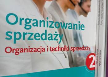 Organizowanie sprzedaży 2 używane podręczniki branżowe tanie