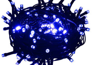 Sznur lampek LED 1000 niebieskich diod 100 m PVC WM-343220