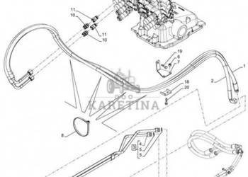 New Holland T6010 T6070 Rurka 47678946