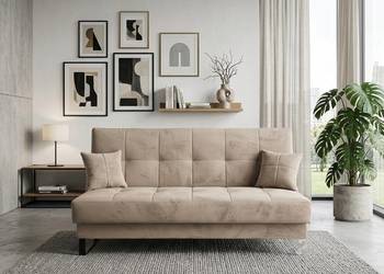 Wersalka Vida Jasnoszara, Funkcja Spania, Dostawa 0zł!