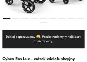 Cybex Eos Lux "fabrycznie Nowy"
