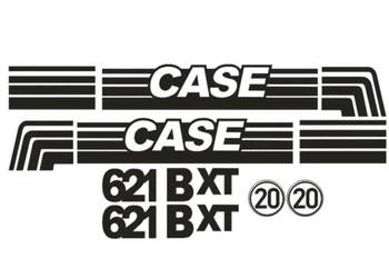 Naklejki oklejenie - CASE 621 BXT Zamiennik