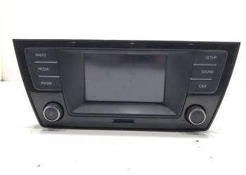 RADIO SKODA FABIA III 6V0035871D ODTWARZACZ MULTIMEDIA, STEREO