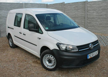 Volkswagen Caddy VW Caddy 2.0 TDI 102 KM MAXI Long 5 OSOBOWY Klima GRZANE …