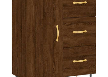 Szafka brązowy dąb 695x34x90 cm materiał drewnopochodny WM-827899