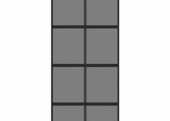 vidaXL Drzwi przesuwne z zestawem okuć czarne 90x205cm(SKU:3375836)