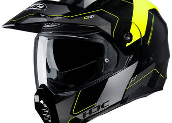 Szczękowy kask motocyklowy HJC C80 Blenda Rox Fluo Pinlock