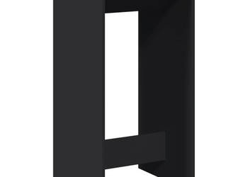 Stolik barowy czarny 51x50x1035 cm materiał drewnopochodny WM-854419