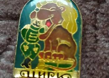 cyrk broszka rosyjska stara znaczek wpinany wpinka pins