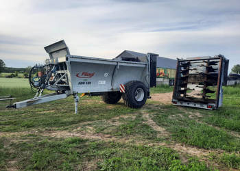 Rozrzutnik obornika / przyczepa samowyładowcza FLIEGL ADS 120, 2w1 (2016 r…