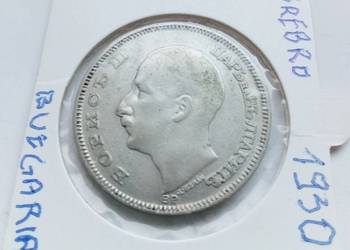 BUŁGARIA-100 LEWA-1930 r SREBRO (0,500) BORYS |||
