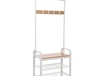 Wieszak stojak na ubrania dodatkowa szafka regał półka na buty 9 haków