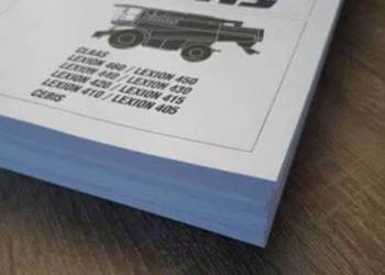 Instrukcja obsługi kombajnu Claas Lexion PL 405-420 |430-460