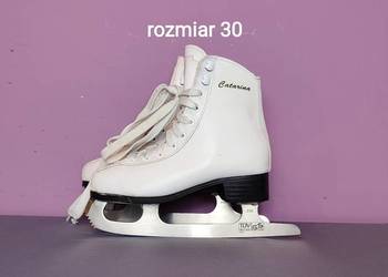 Łyżwy figurowe dla dzieci - rozmiar 30 - wkładka 20 cm, białe [#21]