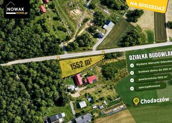 Działka budowlana pod lasem | Chodaczów | 15,52 a| Warunki Zabudowy