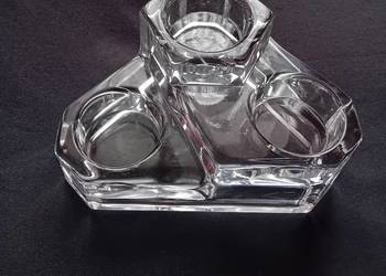 Kryształowy świecznik Partylite - Germany, 3 x Tealight.