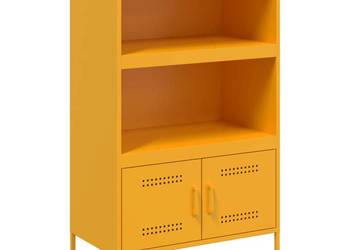Szafka musztardowa 68x39x113 cm stalowa WM-842973
