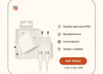 Ładowarka do iPhone zestaw