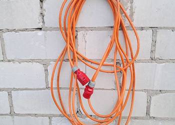 Przedłużacz Kabel siłowy SILIKONOWY 5x2,5 32A 20mb pr. Nowy