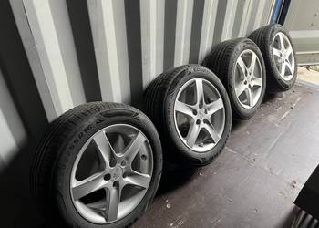Koła aluminiowe opony letnie jak nowe 205/55 R16 5x100 Skoda Seat