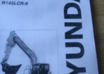 dtr instrukcja obsługi koparka hyundai r145lcr-9 i inne