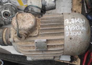 SILNIK Elektryczny 1,1kw 1450 obrotów 220V