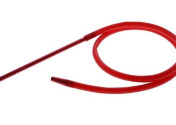 Czerwony Wąż do Shishy Fajki Wodnej Hookah Sziszy Silikonowy 190 cm