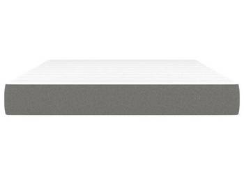 vidaXL Materac kieszeniowy, średnia twardość, ciemnoszary(SKU:347795)