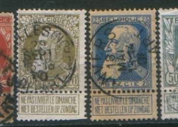 Zn. Belgia  Mi 71 - 3,  5 kas 1905 Zn. Belgia  Mi 71 - 3,  5 kas 1905