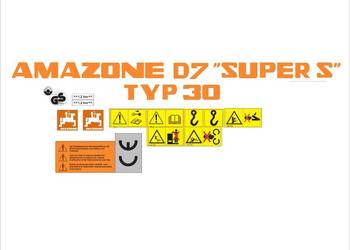 Naklejki Amazone D7 Super S mocny klej, odporne, laminat UV